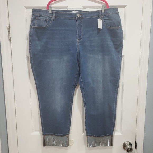 Lane Bryant Denim - lane bryant signature fit mid rise boyfriend jeans